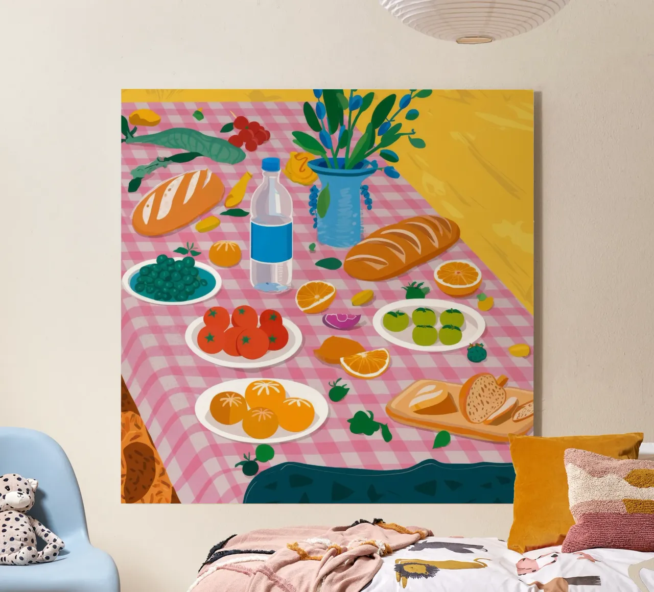 Bountiful Bread Table Acryl-Glas von Paez Harmony