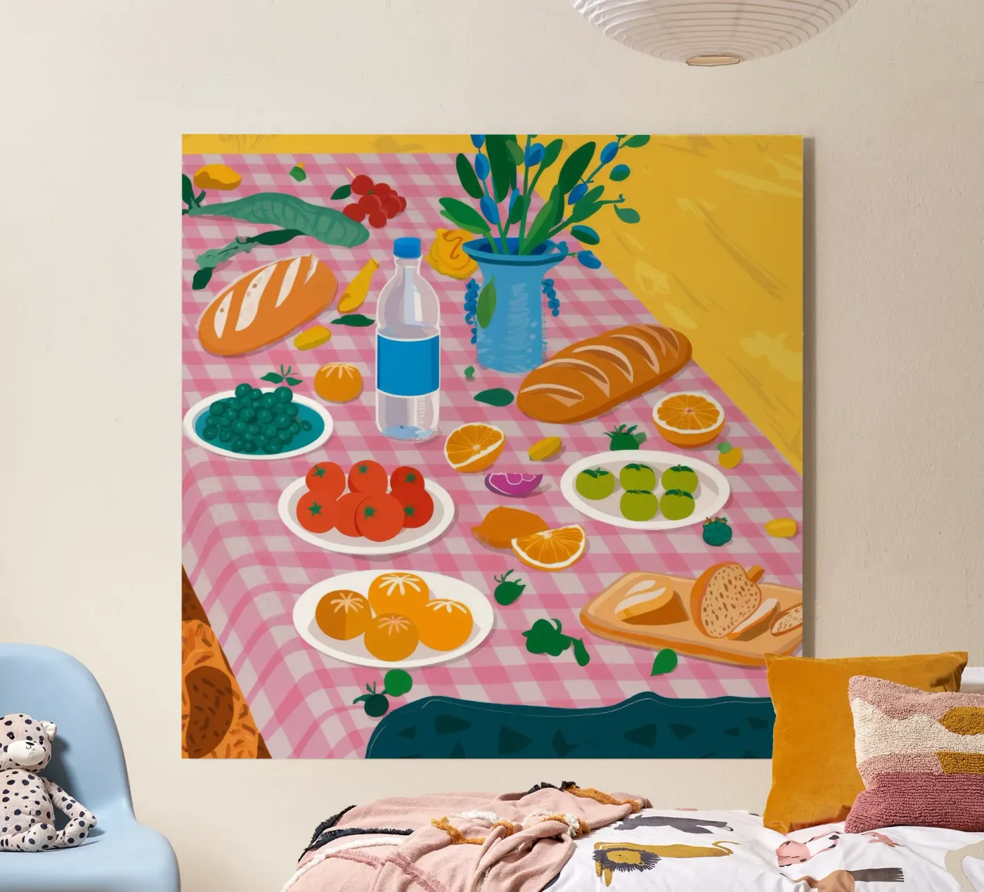 Bountiful Bread Table Acryl-Glas von Paez Harmony