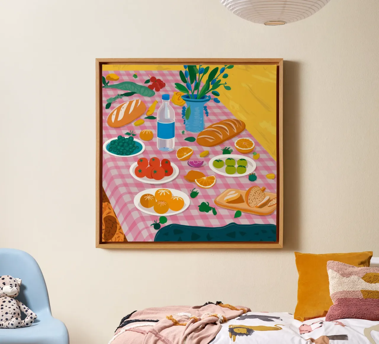 Bountiful Bread Table canvas by Paez Harmony