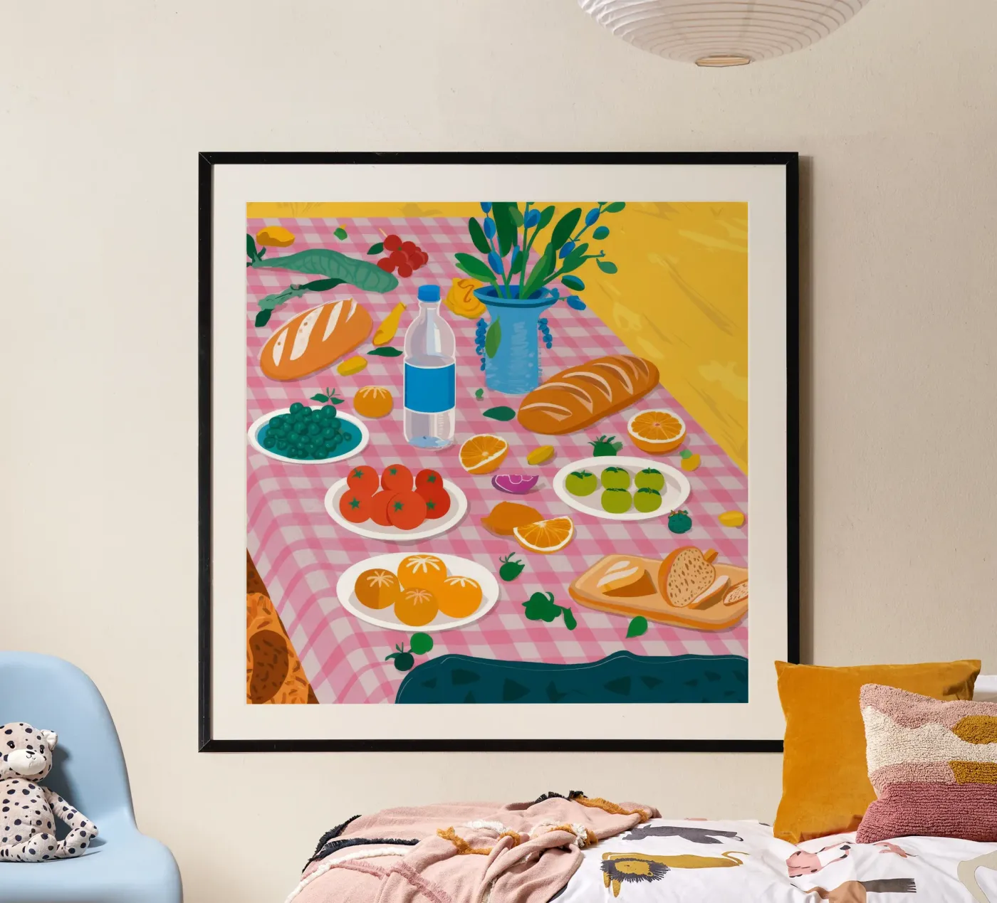 Bountiful Bread Table Poster von Paez Harmony