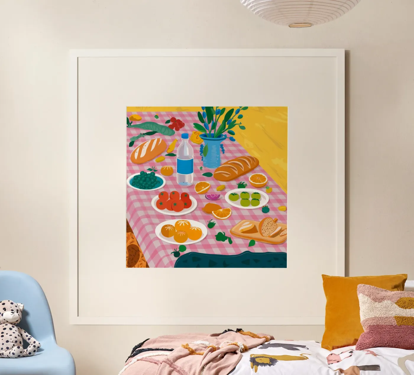 Bountiful Bread Table Poster von Paez Harmony