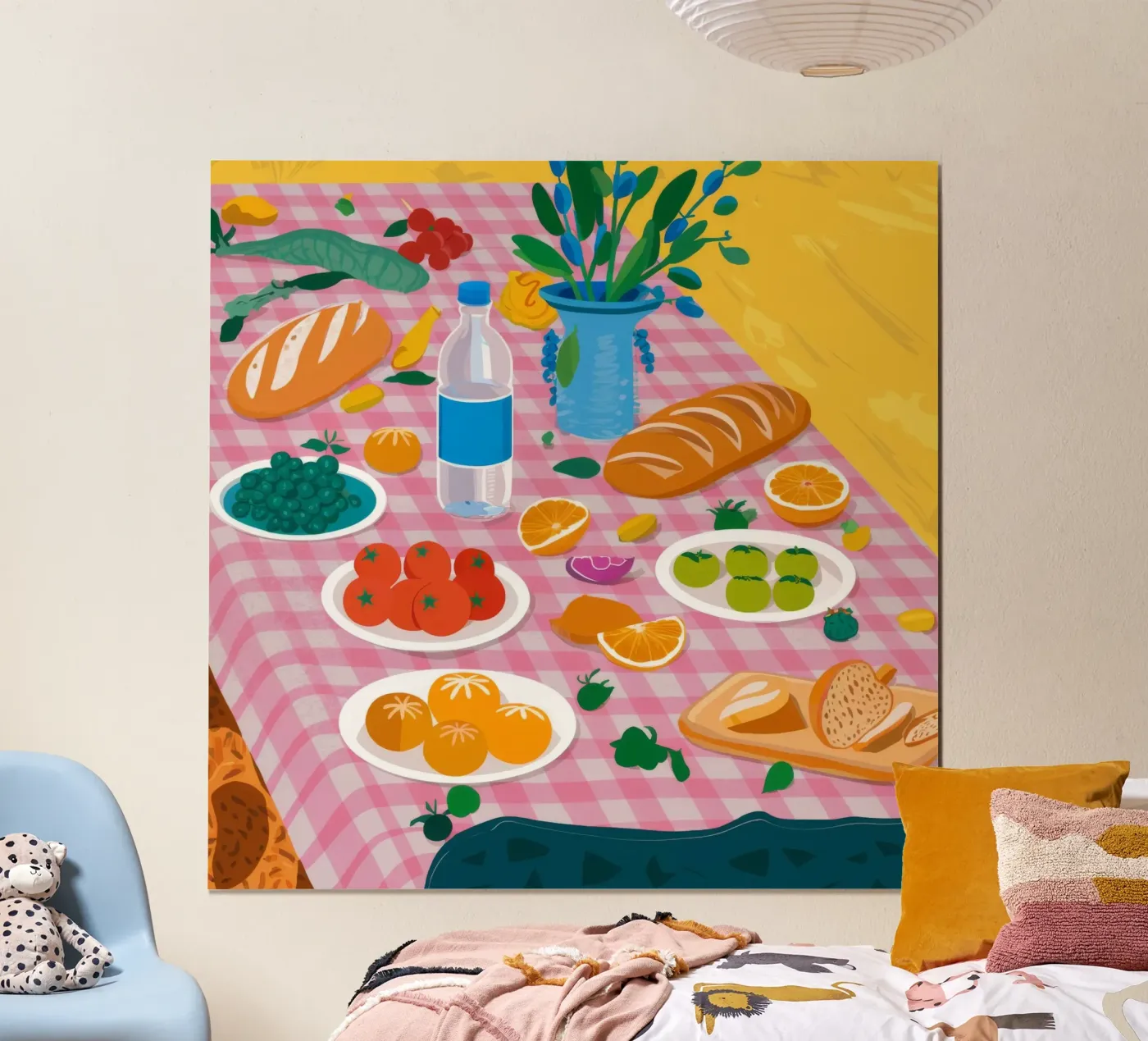 Bountiful Bread Table Poster von Paez Harmony