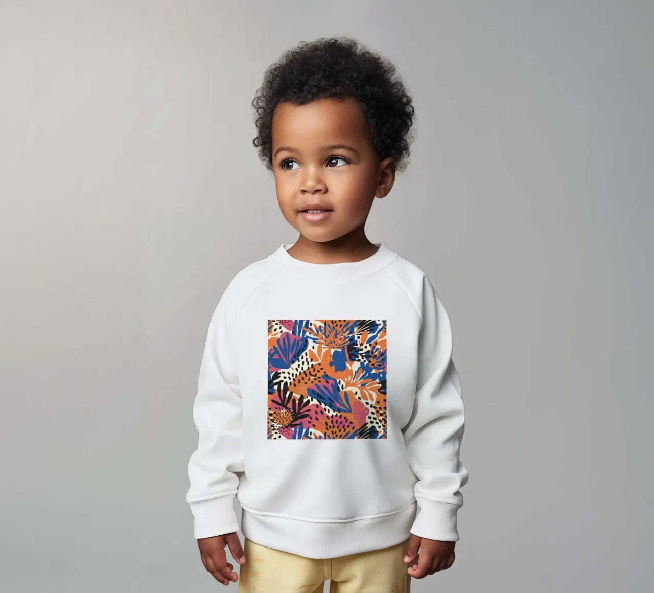 Fusione floreale leopardata felpa neonato da Haven Mirage