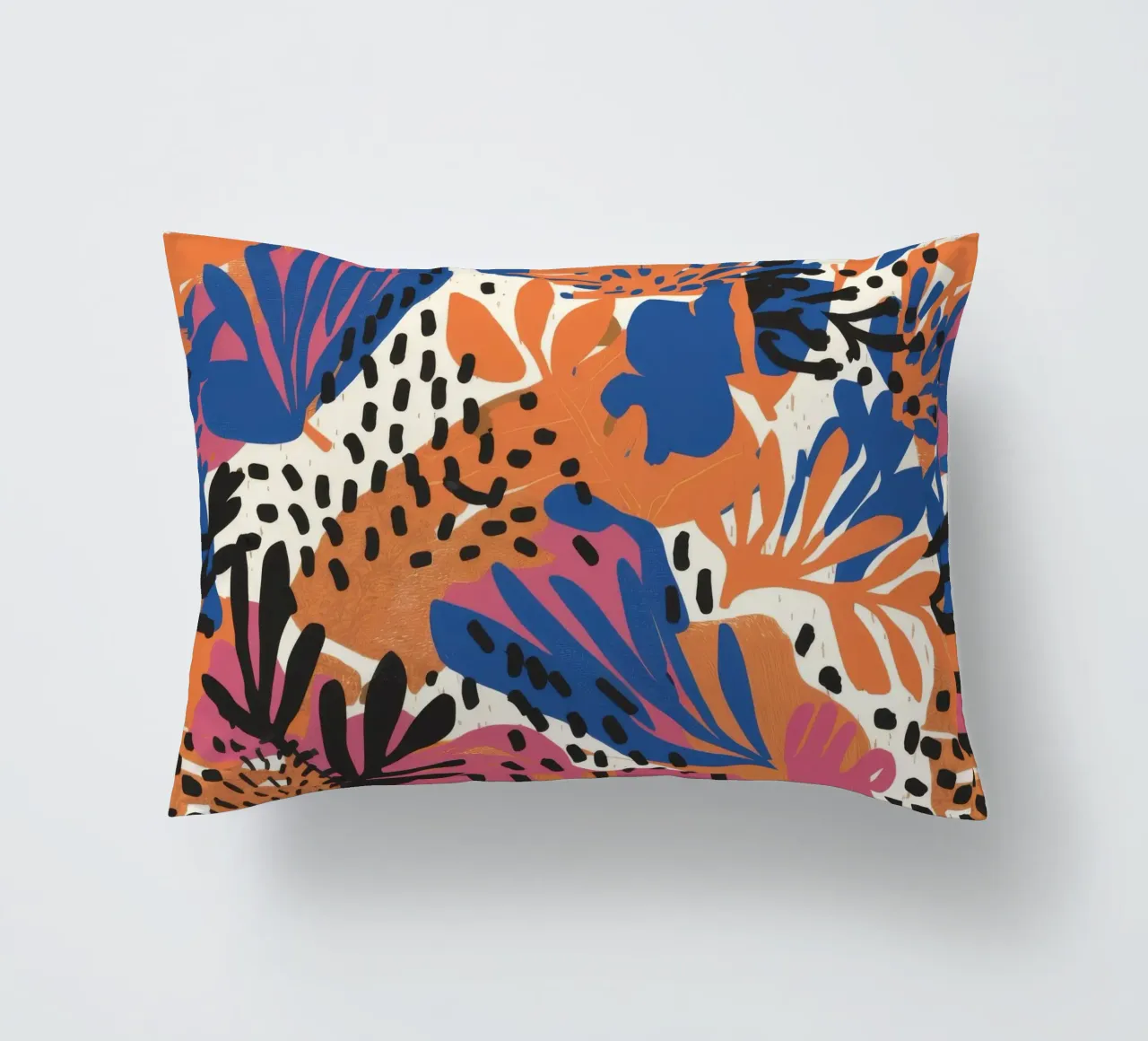 Fusione floreale leopardata cuscino da Haven Mirage
