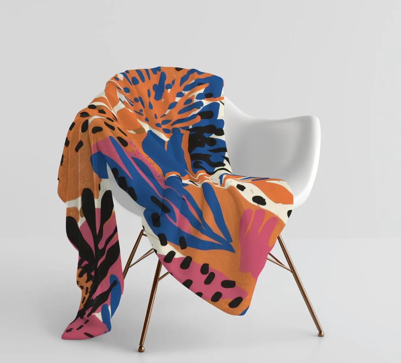 Fusione floreale leopardata coperta in pile da Haven Mirage