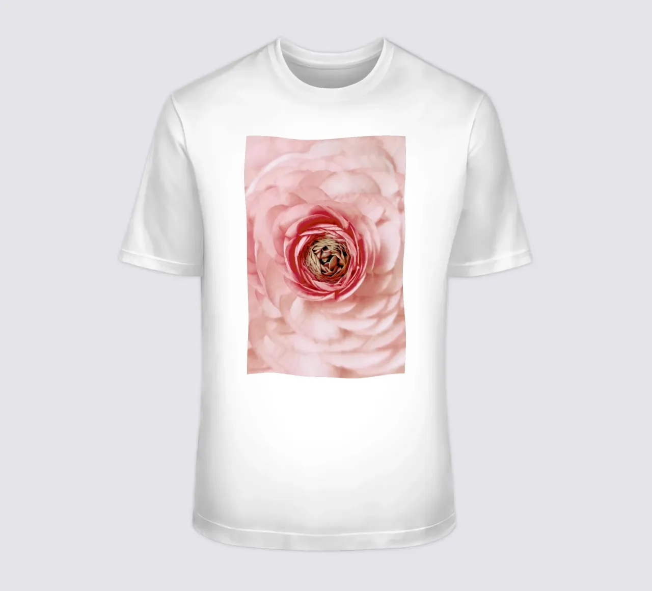 Pink Buttercup Portrait t-shirt da cafelab