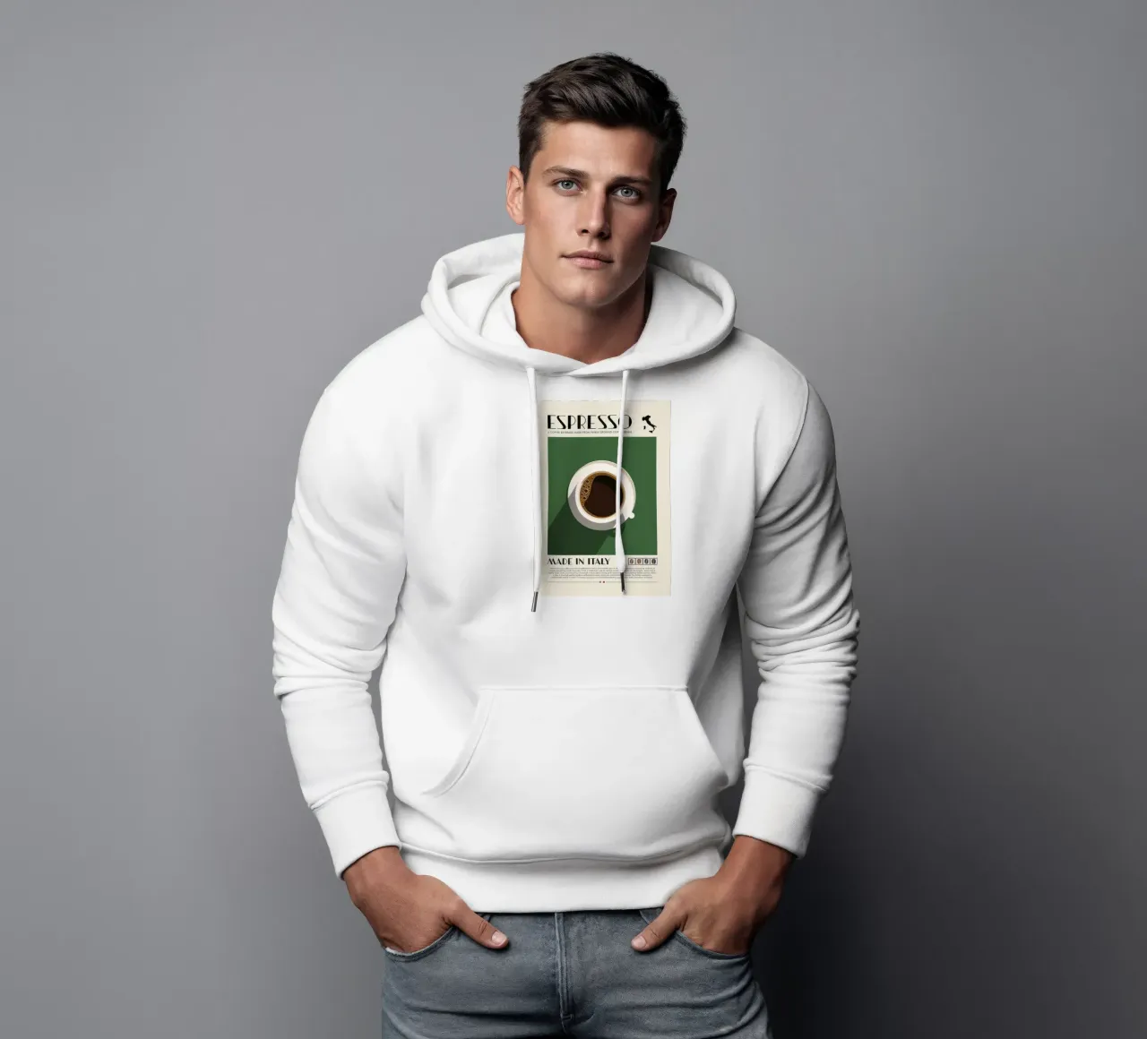 caffè espresso felpa con cappuccio da Beauty wall