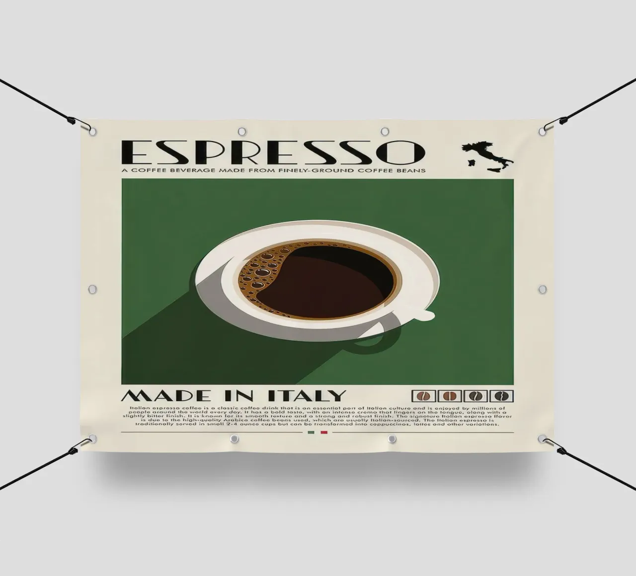 caffè espresso telo in pvc da Beauty wall