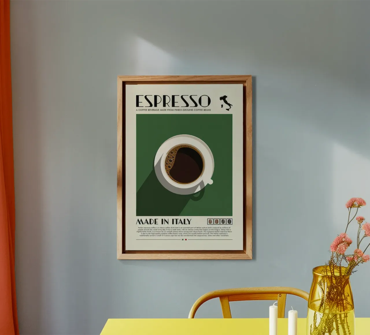 caffè espresso alluminio dibond da Beauty wall