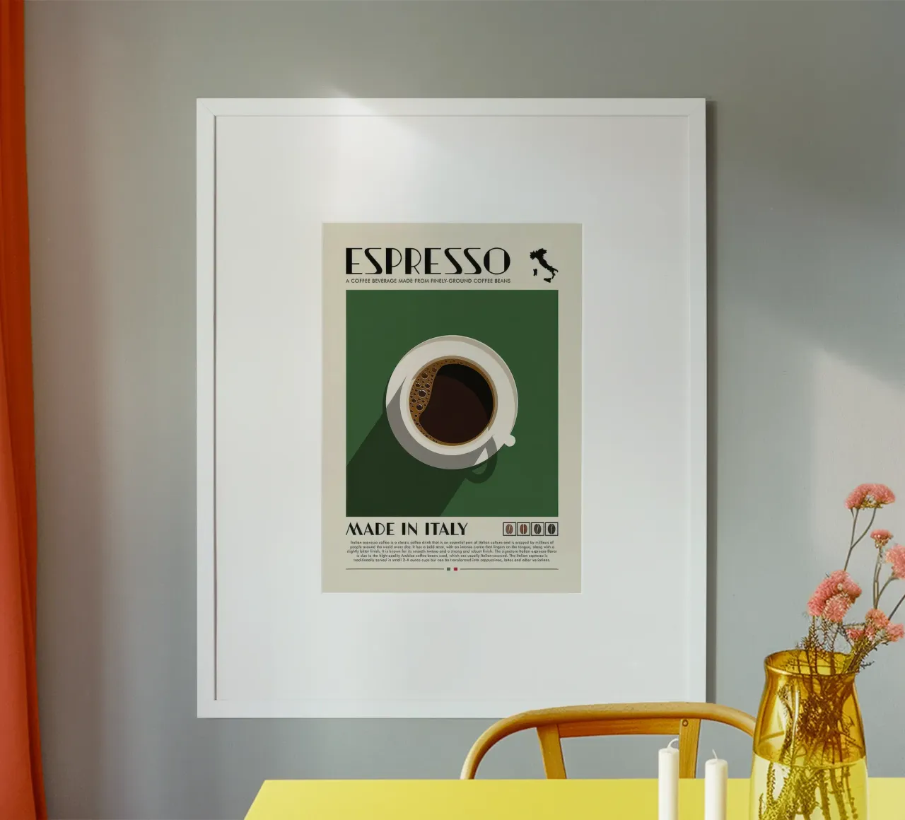 Kaffee Espresso Poster von Beauty wall