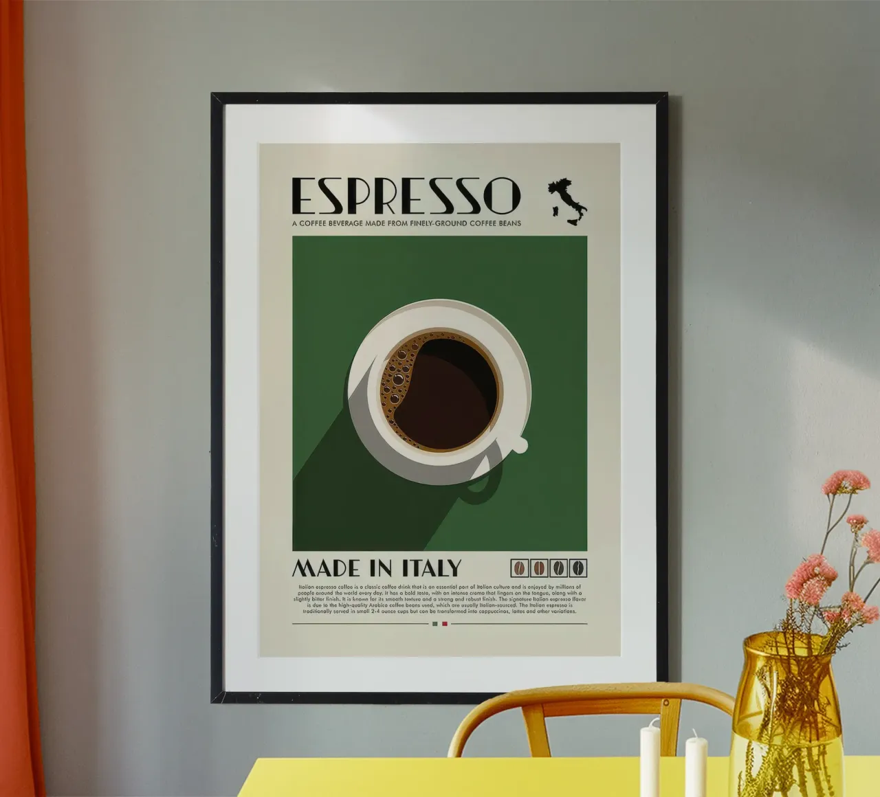 Kaffee Espresso Poster von Beauty wall