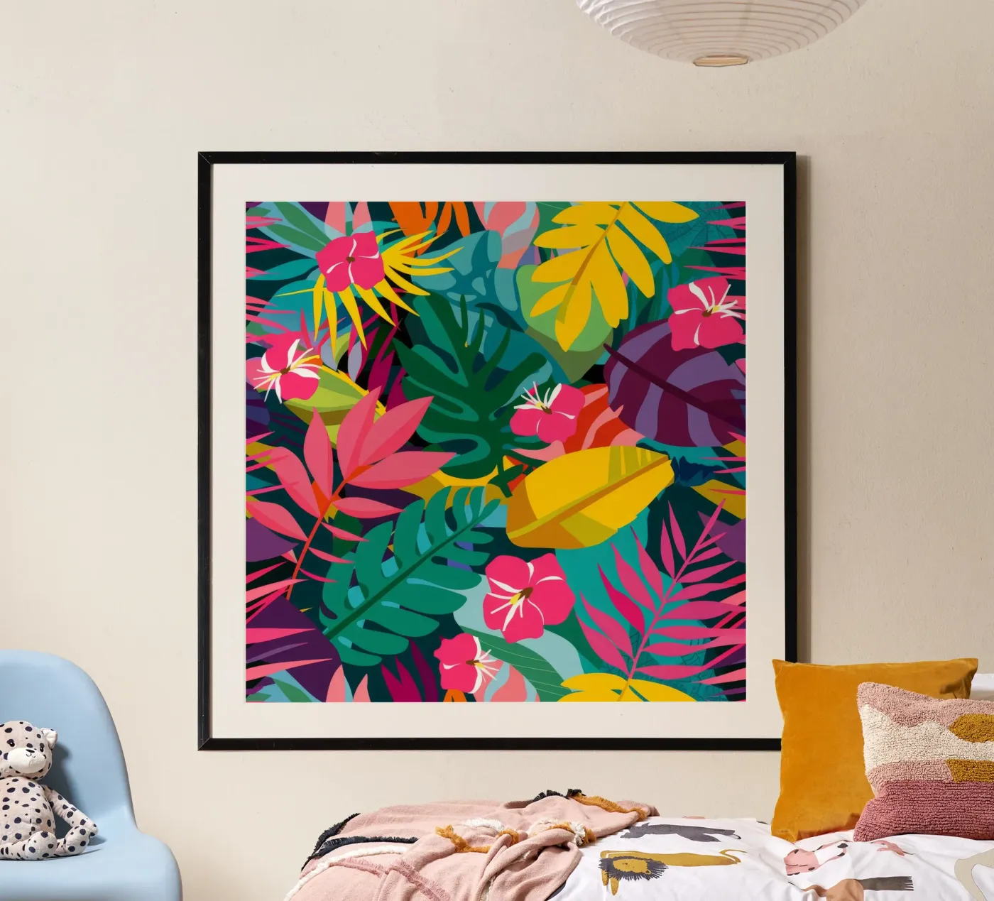 Mango Leaf Night poster by Paez Harmony