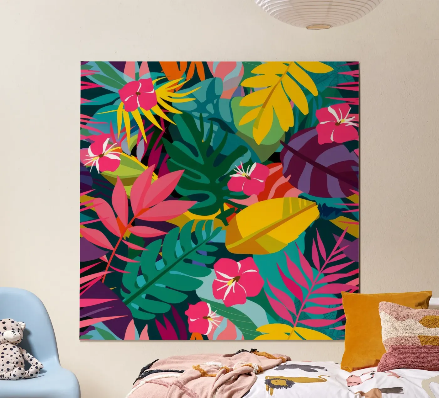 Mango Leaf Night poster by Paez Harmony