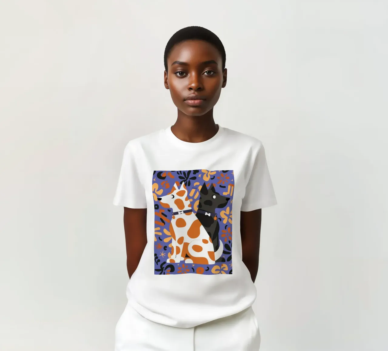 Spotted Dogs Duo t-shirt by Haven Mirage