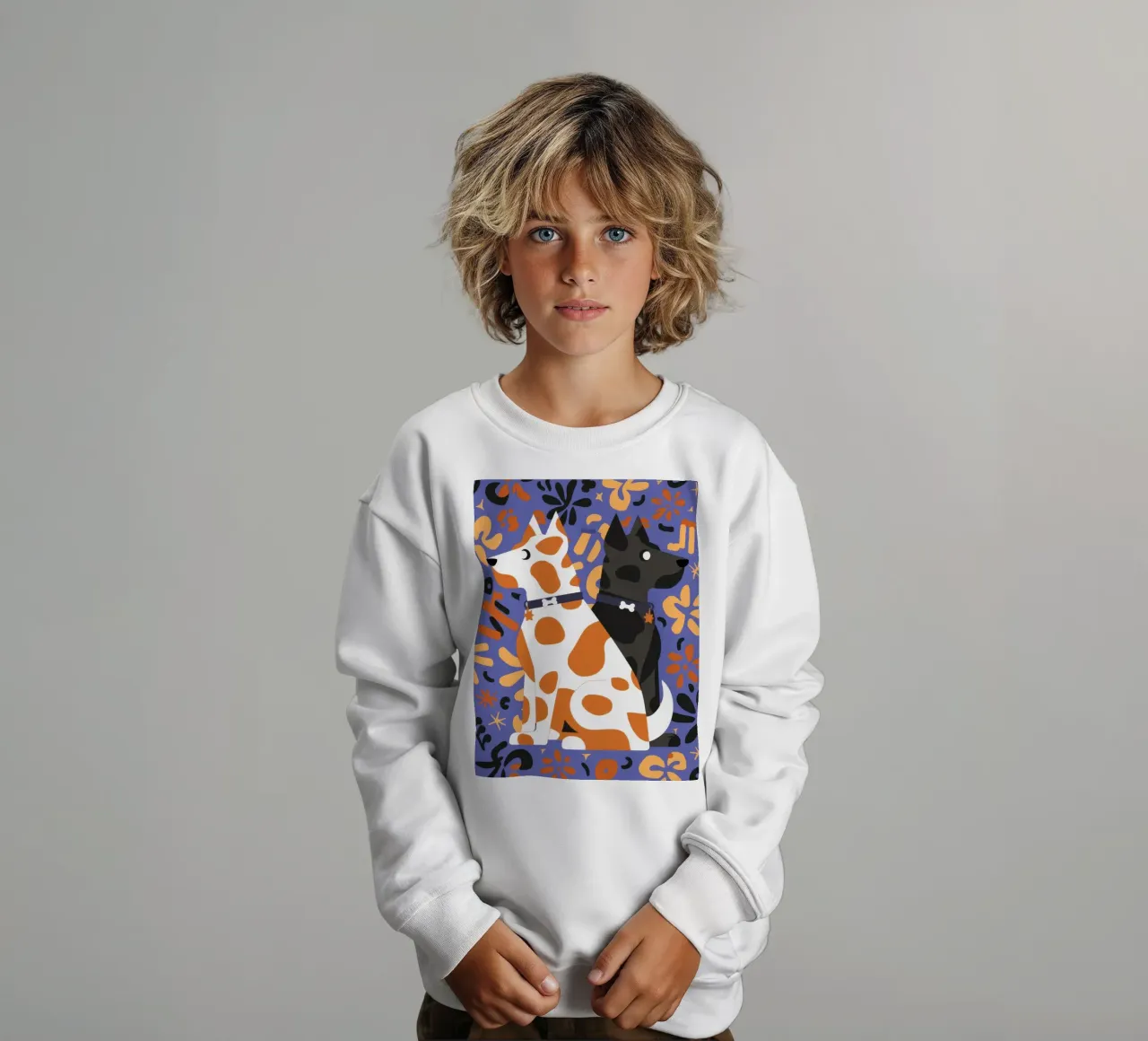 Spotted Dogs Duo Kinder Sweatshirt von Haven Mirage