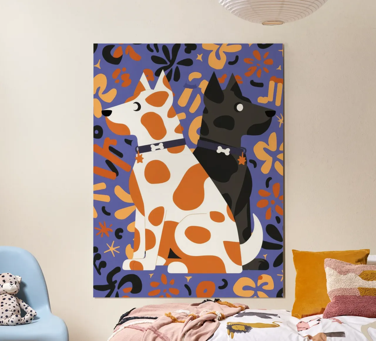 Spotted Dogs Duo hahnemühle by Haven Mirage