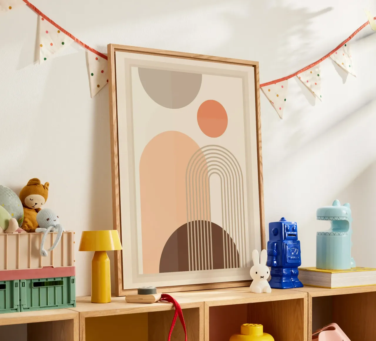 Kalm Vormen acryl van Gaite