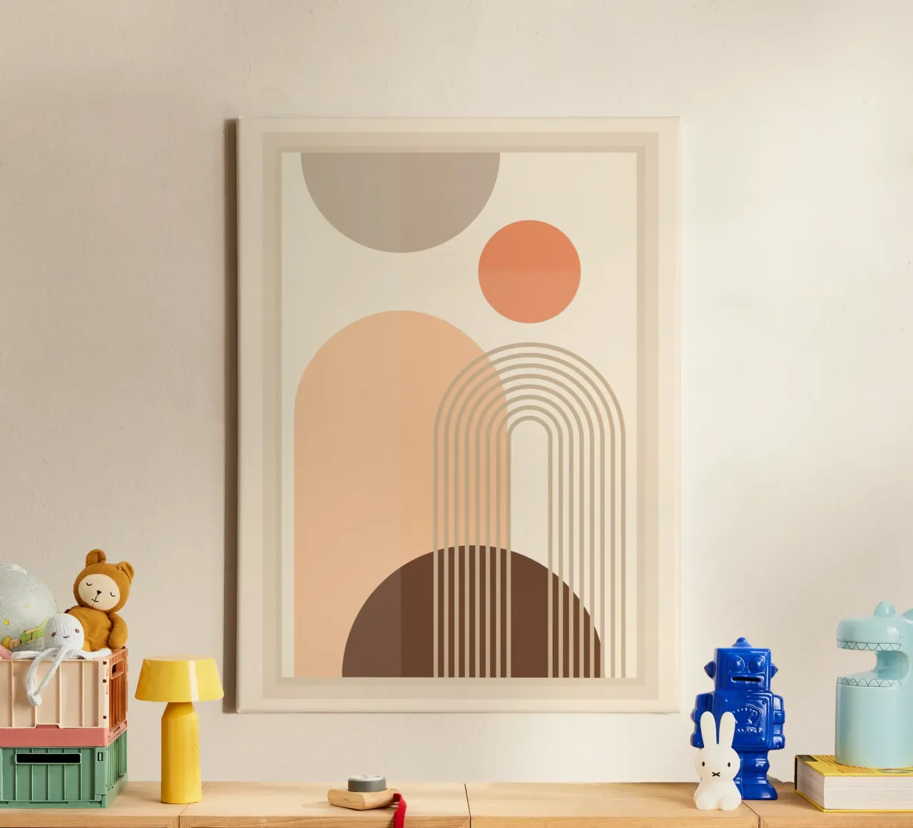 Calm Shapes canvas by Gaite