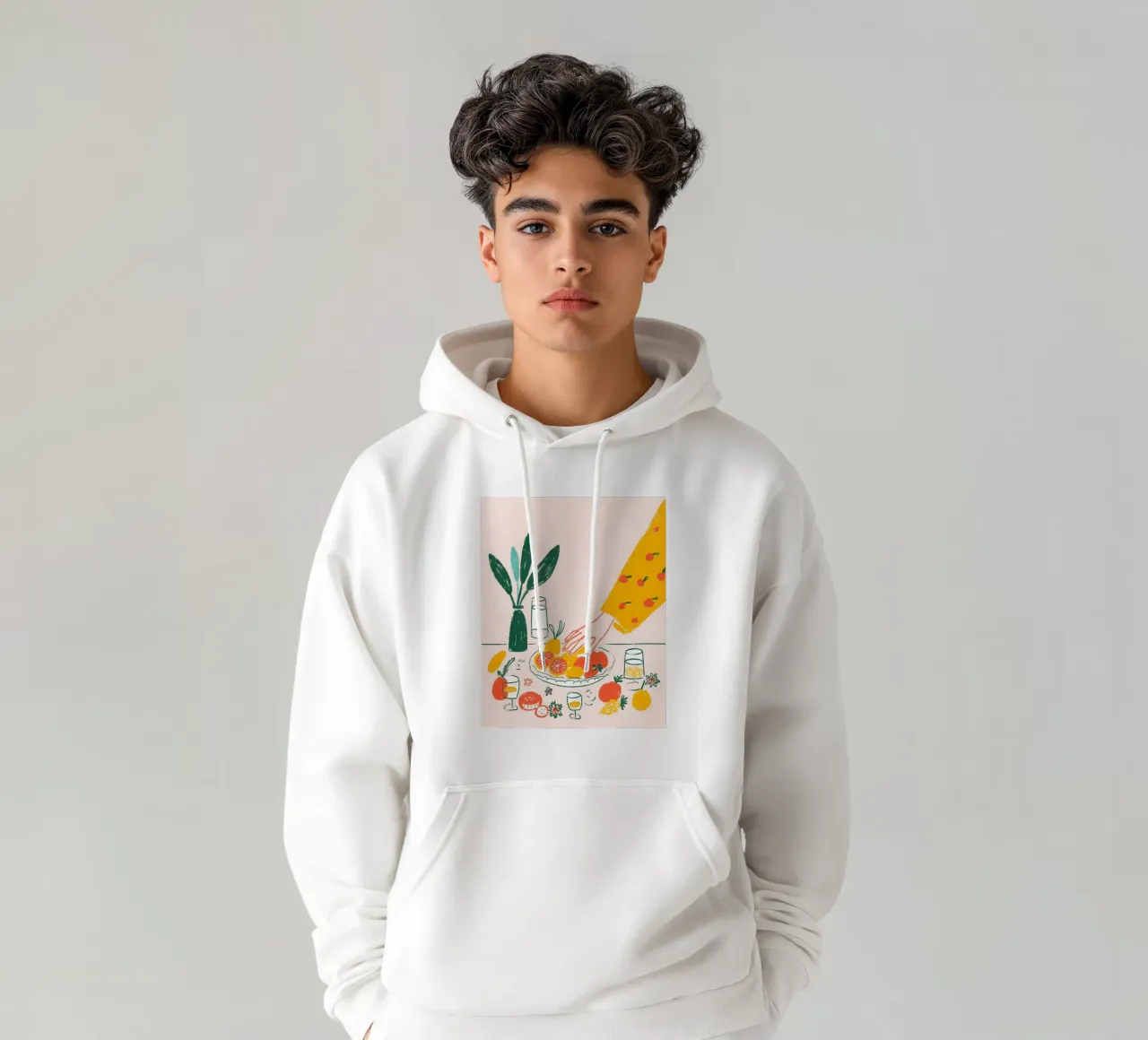 Frutta spalmata per la prima colazione felpa con cappuccio da 83oranges