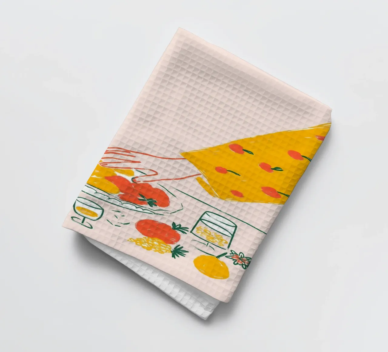 Breakfast Fruit Spread tea towel by 83oranges