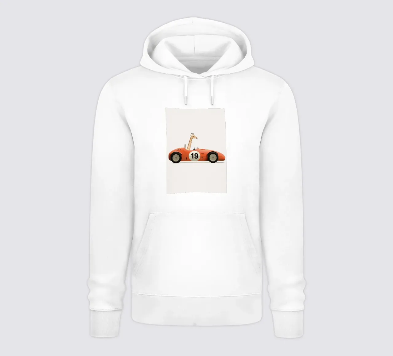 Giraffa in auto giocattolo felpa con cappuccio da Beauty wall
