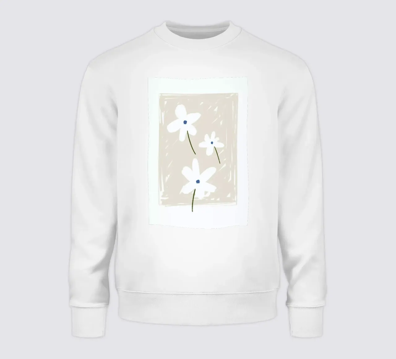 Dasies Soft Beige sweatshirt by Graphite