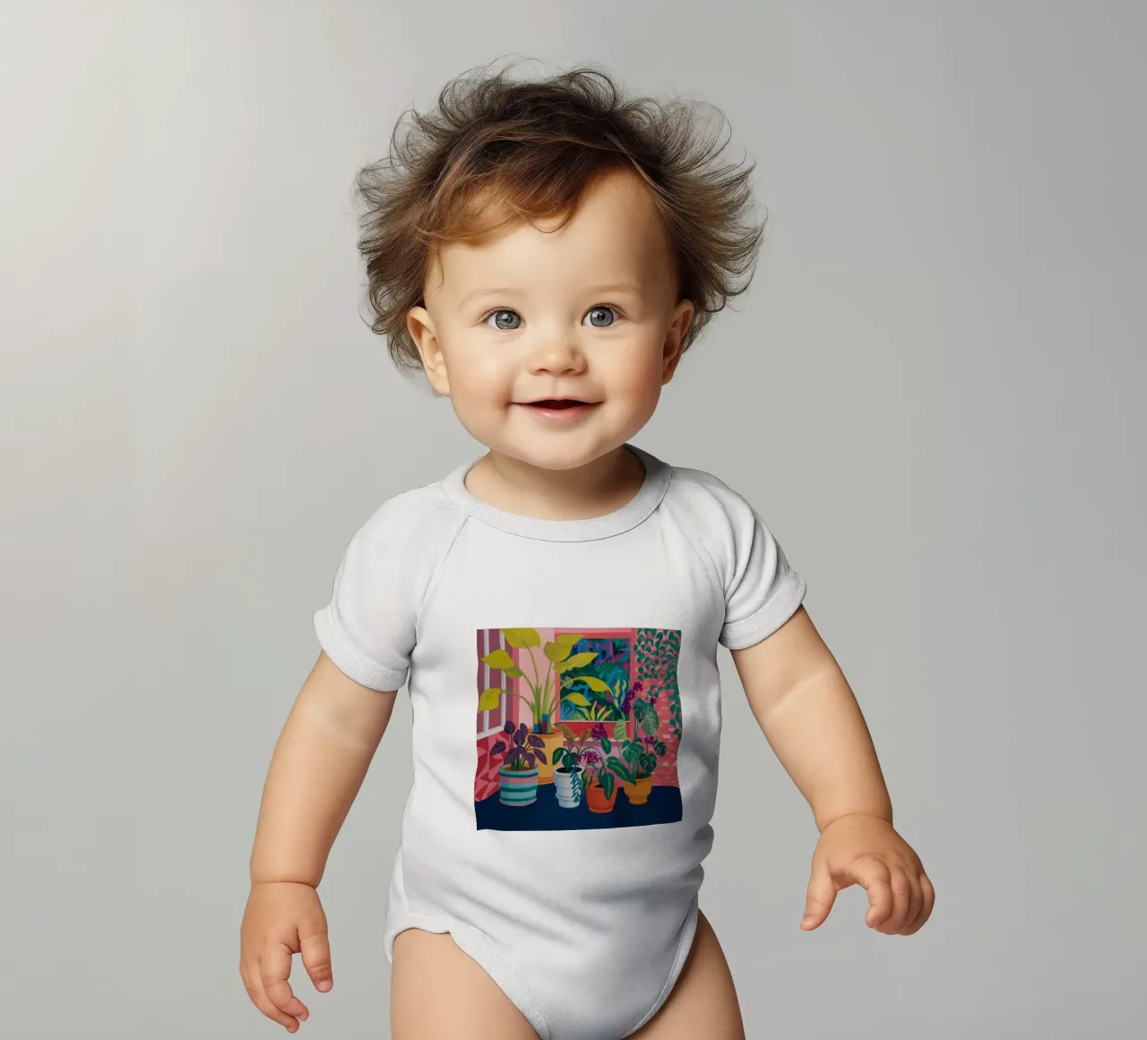 Rifugio per piante Boho body neonato maniche corte da Haven Mirage