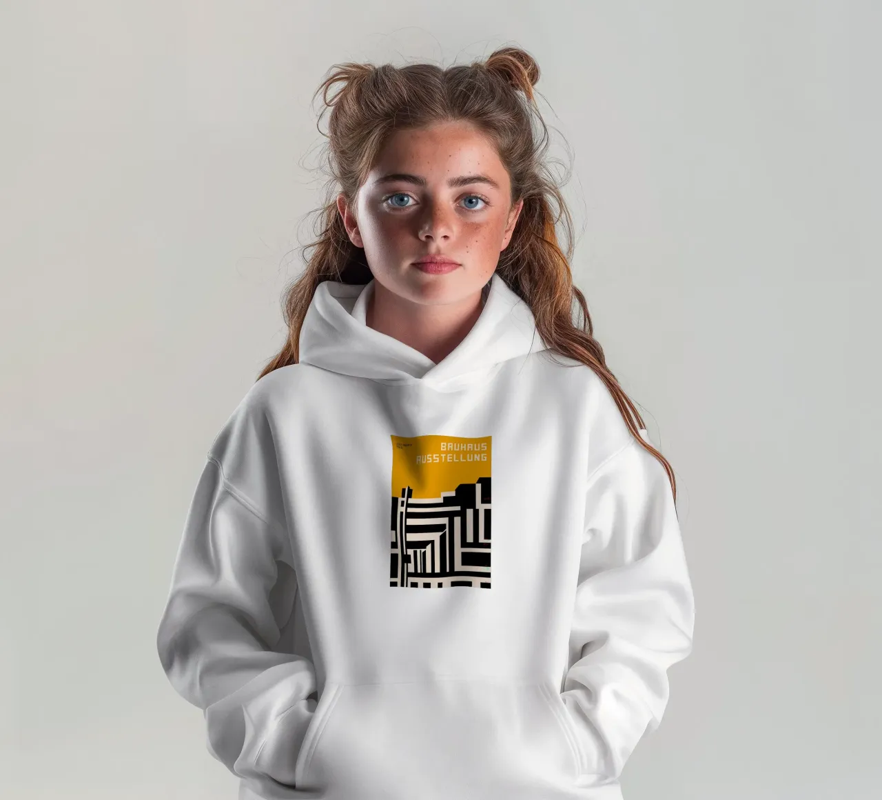 Bauhaus kids hoodie by Brooke