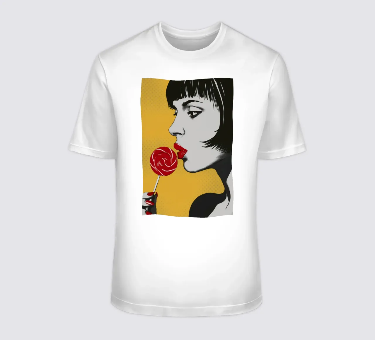 Lollipop Gaze Noir t-shirt da Paez Harmony