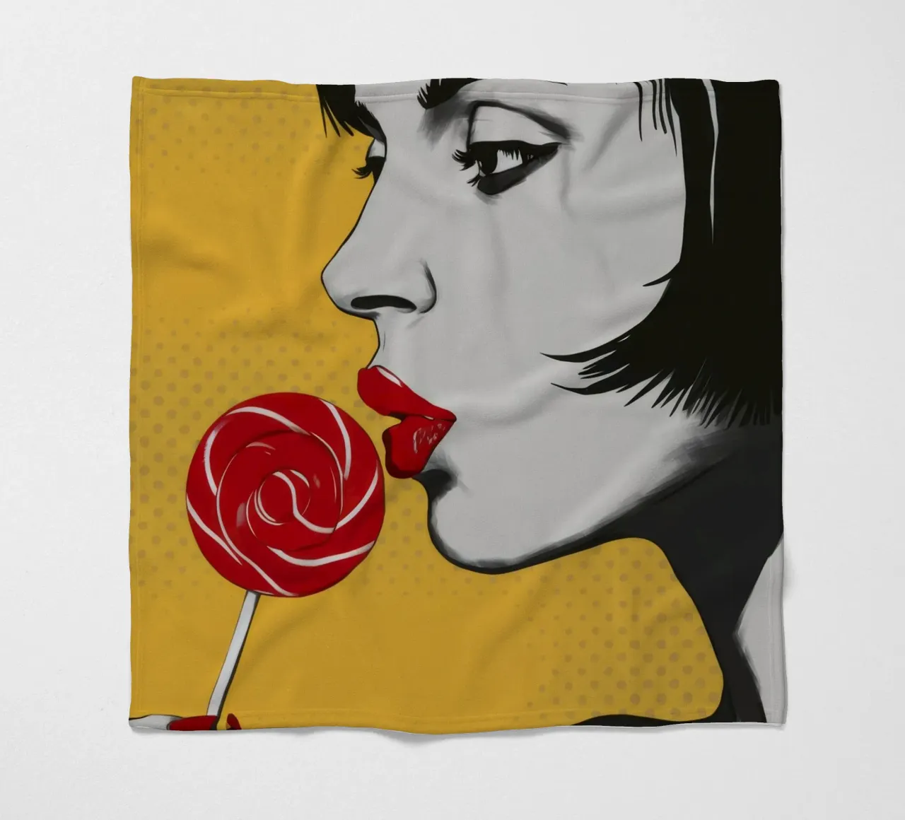 Lollipop Gaze Noir coperta in pile da Paez Harmony