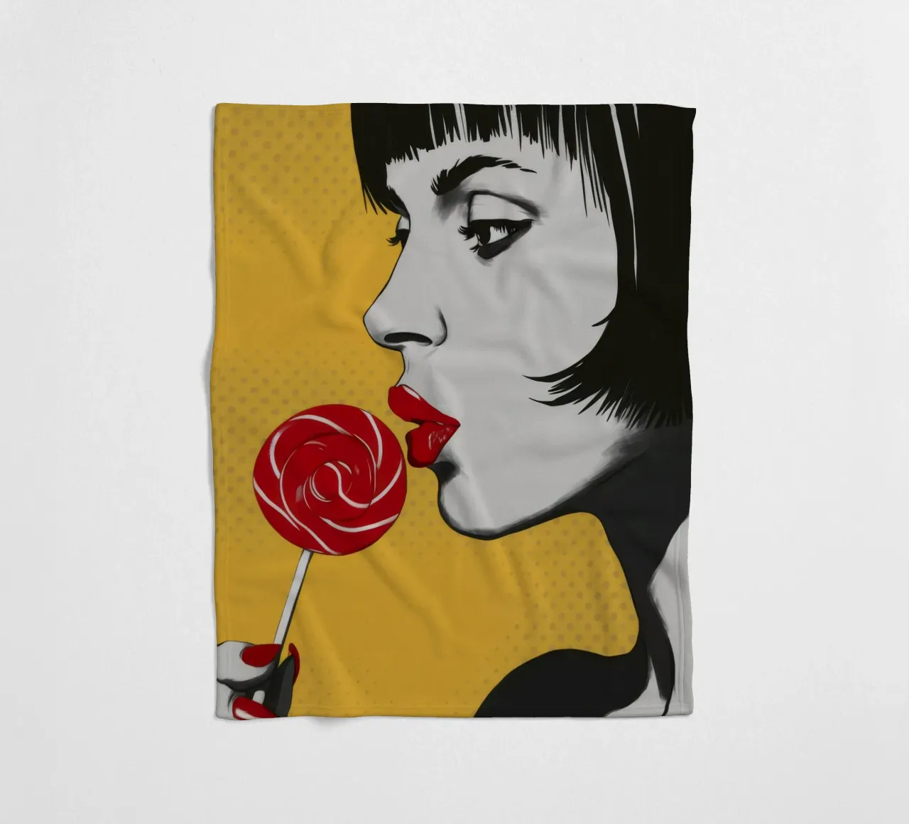 Lollipop Gaze Noir coperta in pile da Paez Harmony