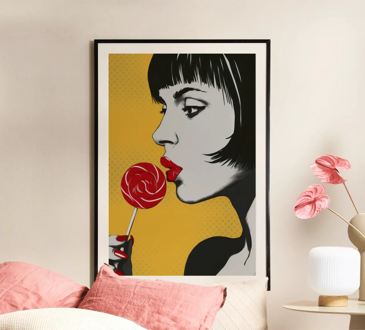 Lollipop Gaze Noir carta hahnemühle da Paez Harmony
