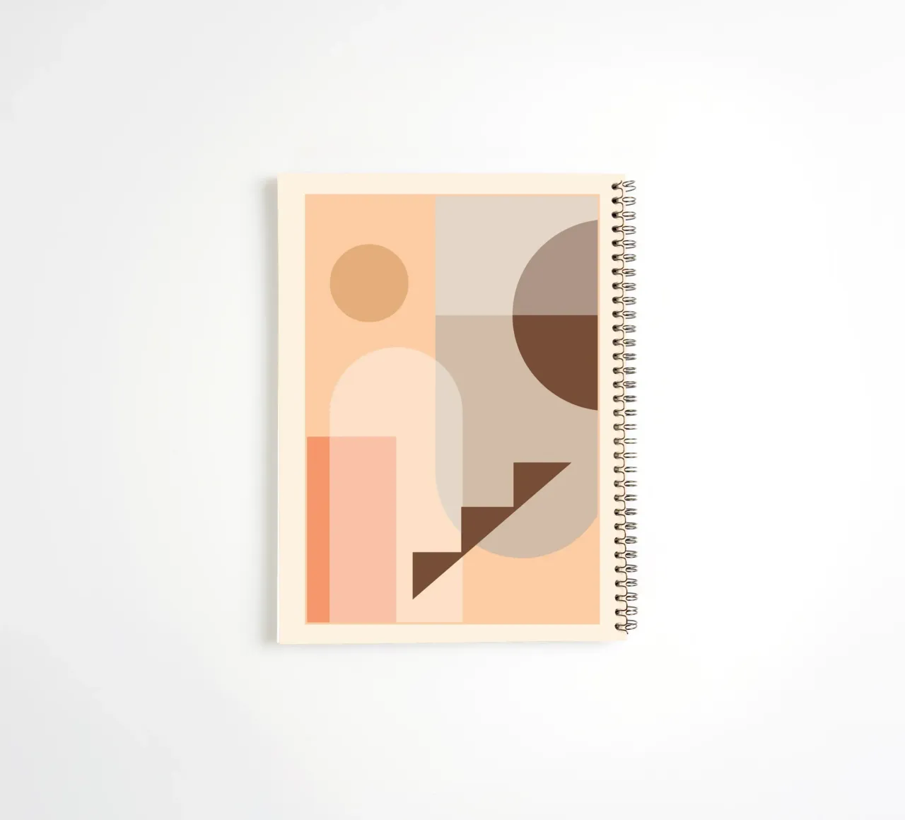 Calm Shapes 2 spiral notebook by Gaite