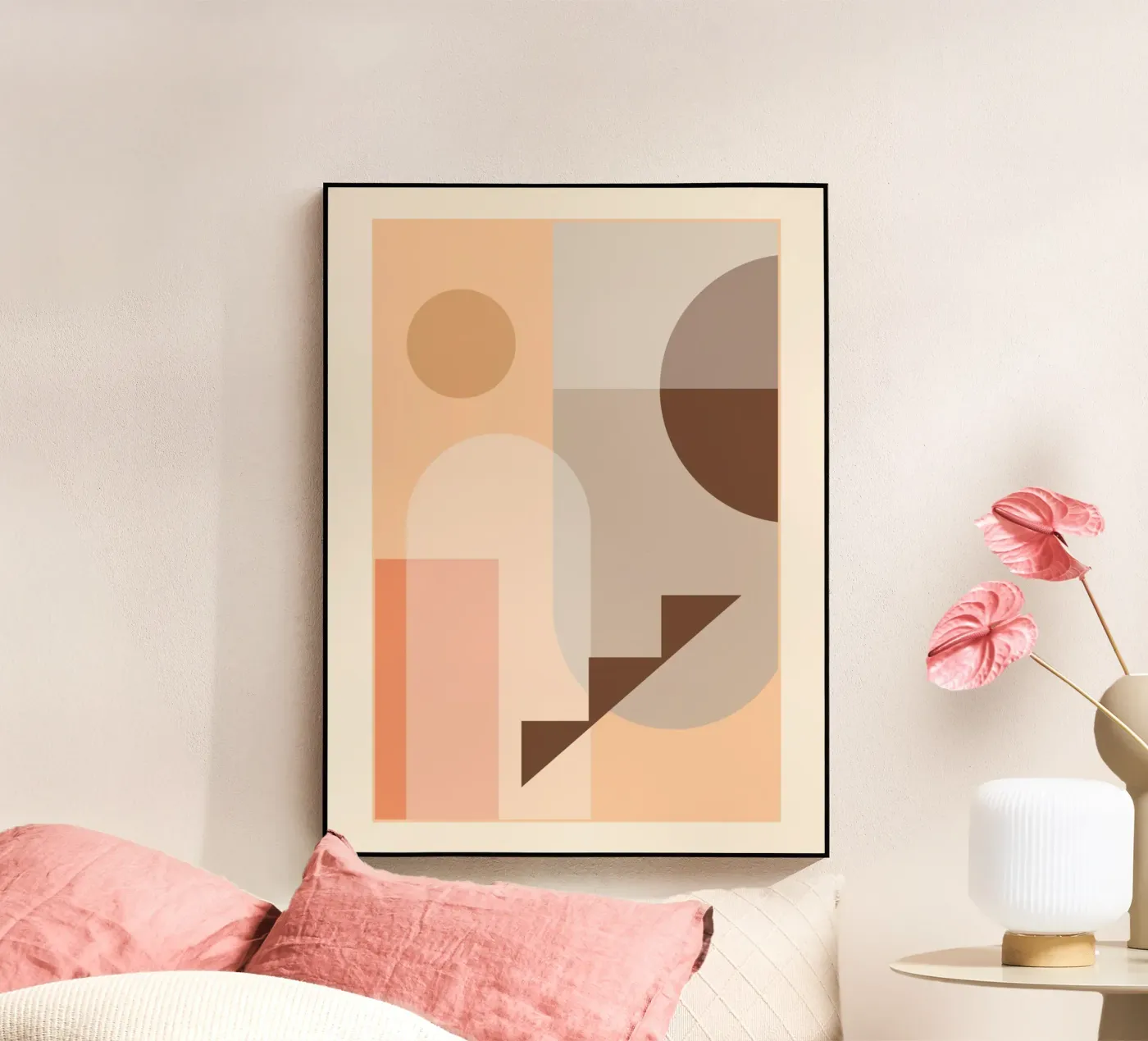 Calm Shapes 2 acryl van Gaite