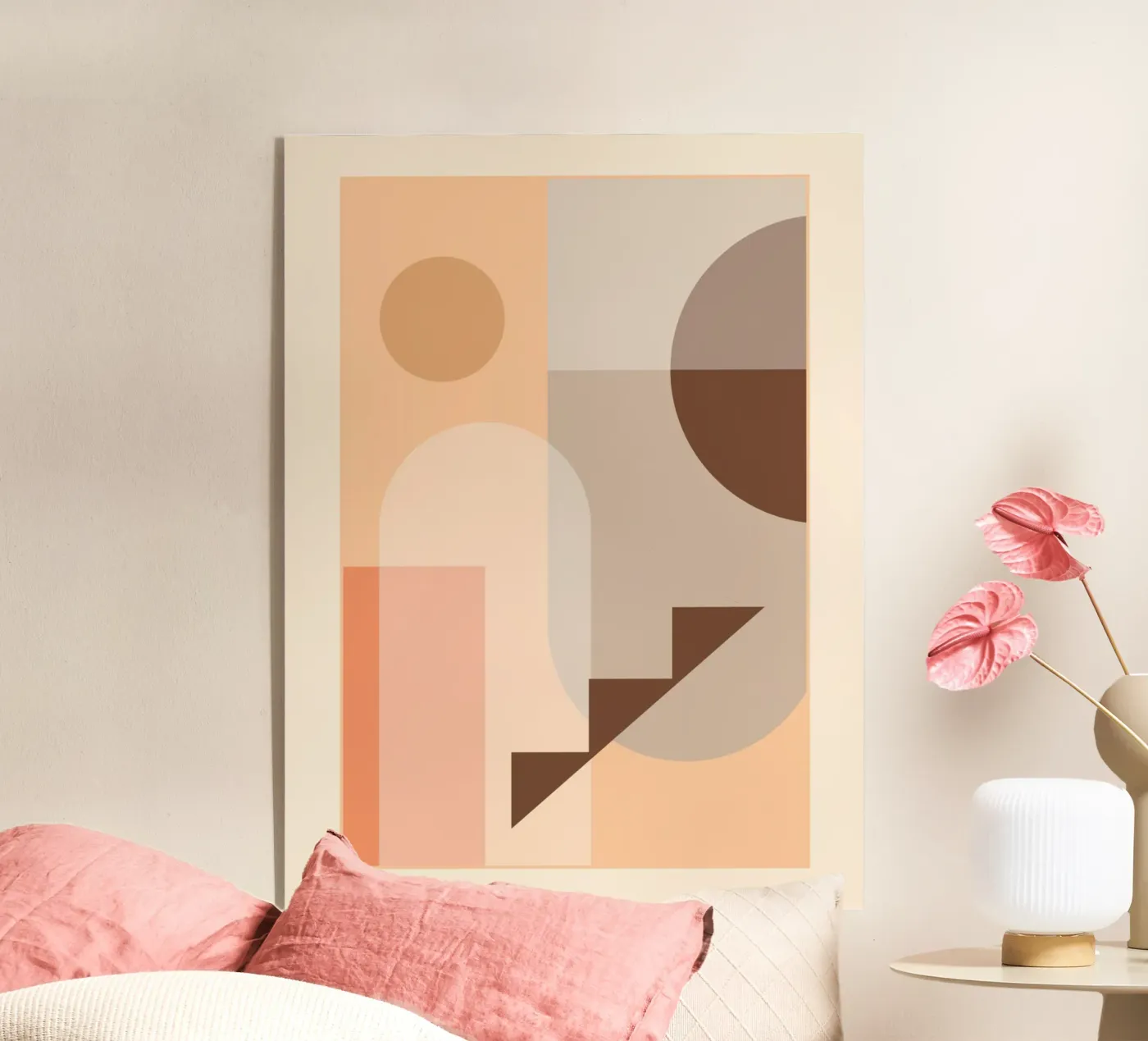 Calm Shapes 2 acryl van Gaite