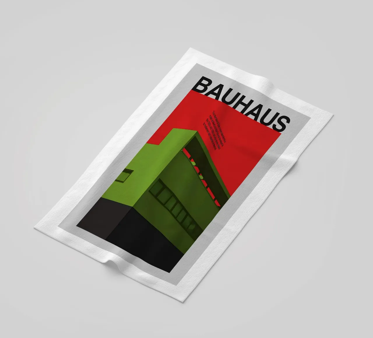 Bauhaus beach towel by Brooke
