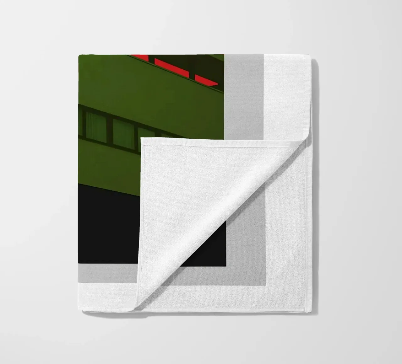 Bauhaus beach towel by Brooke