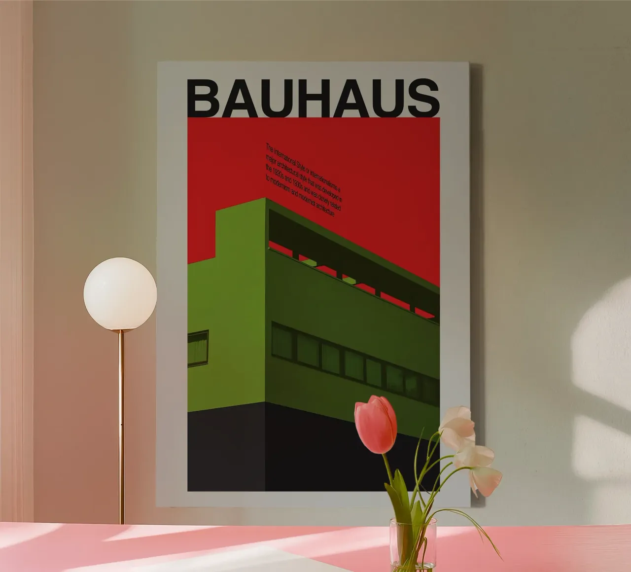 Bauhaus canvas by Brooke