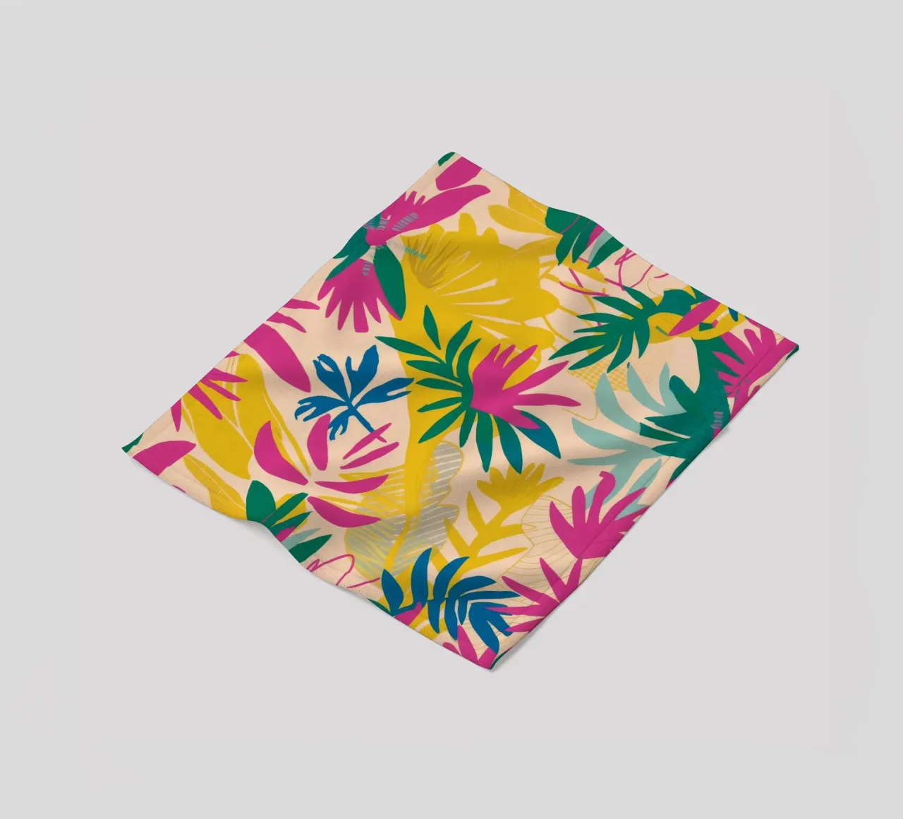 Diffusione delle foglie tropicali coperta in pile da Haven Mirage
