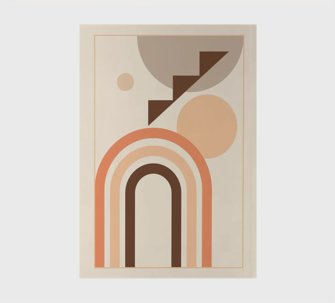 Calm Shapes 3 notebook by Gaite
