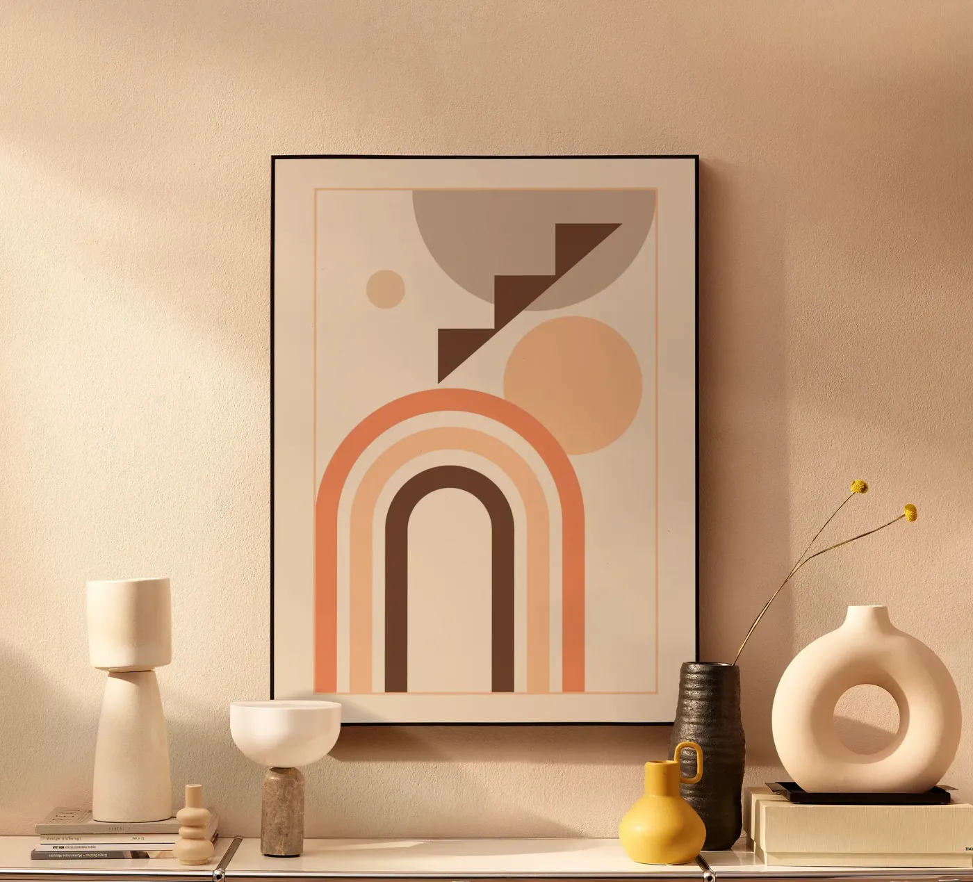 Calm Shapes 3 acryl van Gaite