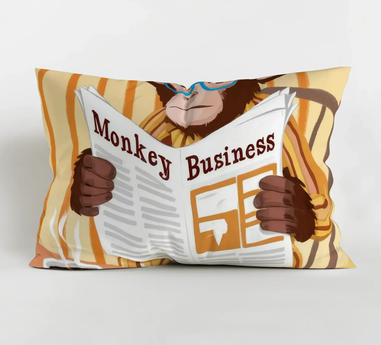 Notizie su Monkey Business cuscino da Paez Harmony