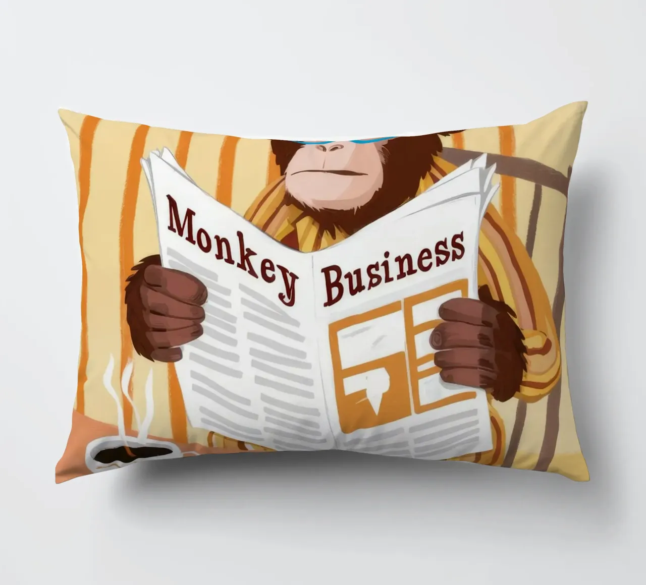 Notizie su Monkey Business cuscino da Paez Harmony