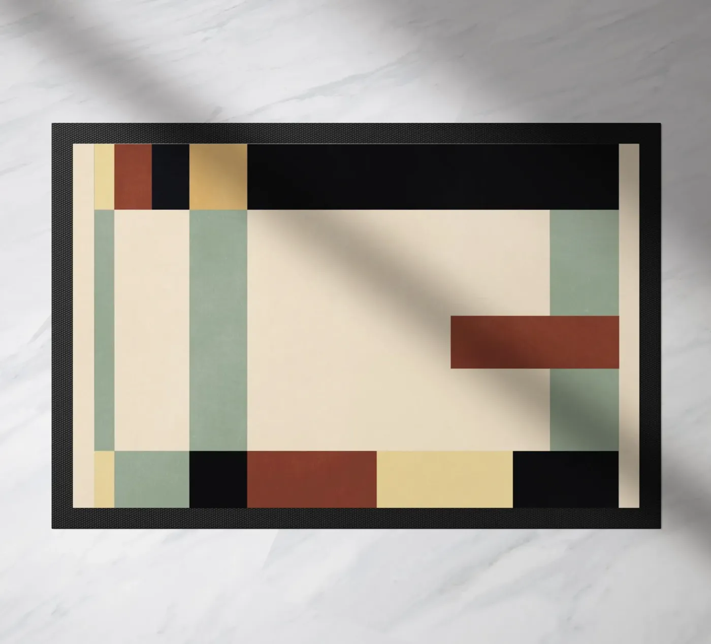 Modern Blocks doormat by Gaite