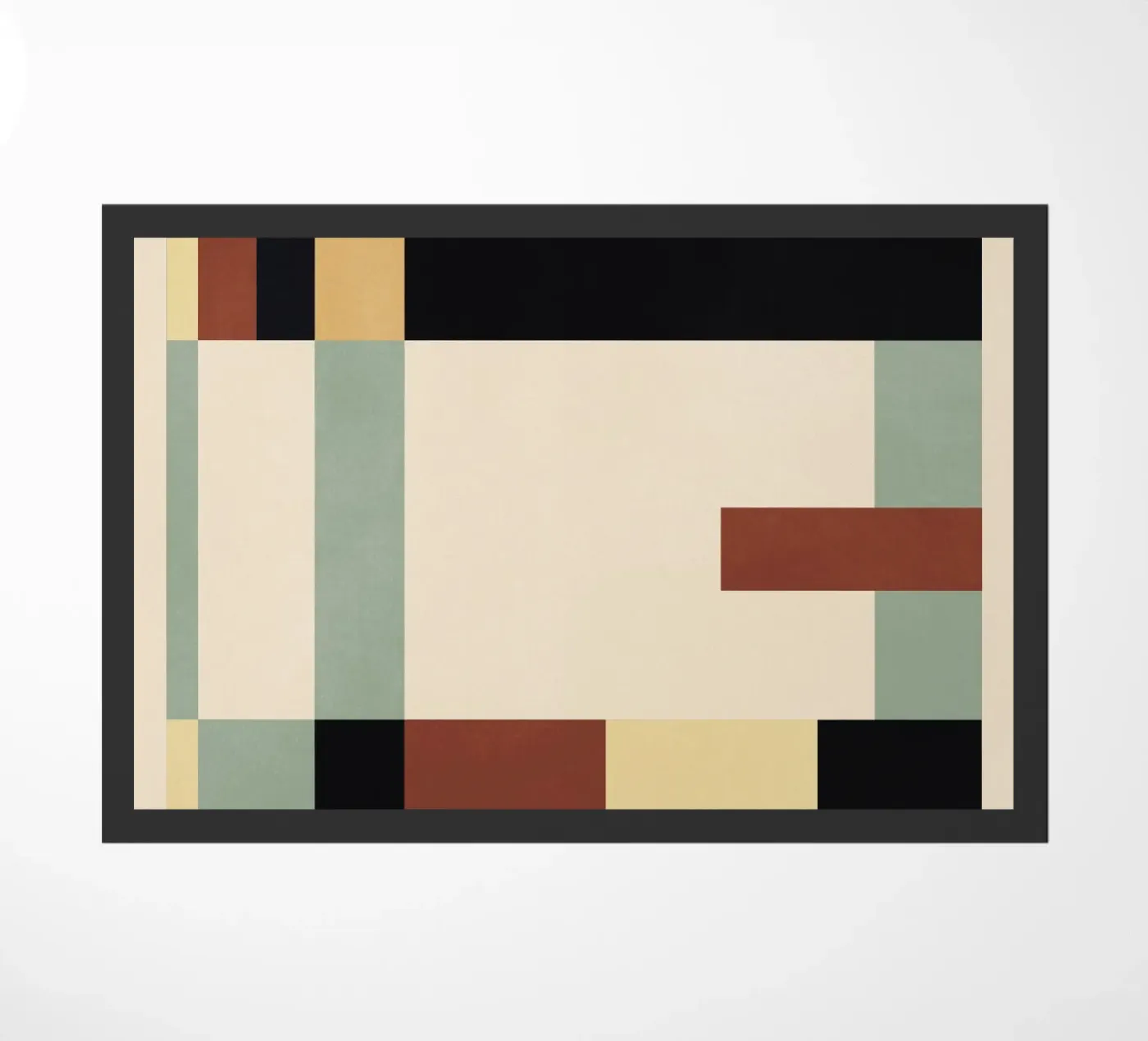 Modern Blocks doormat by Gaite