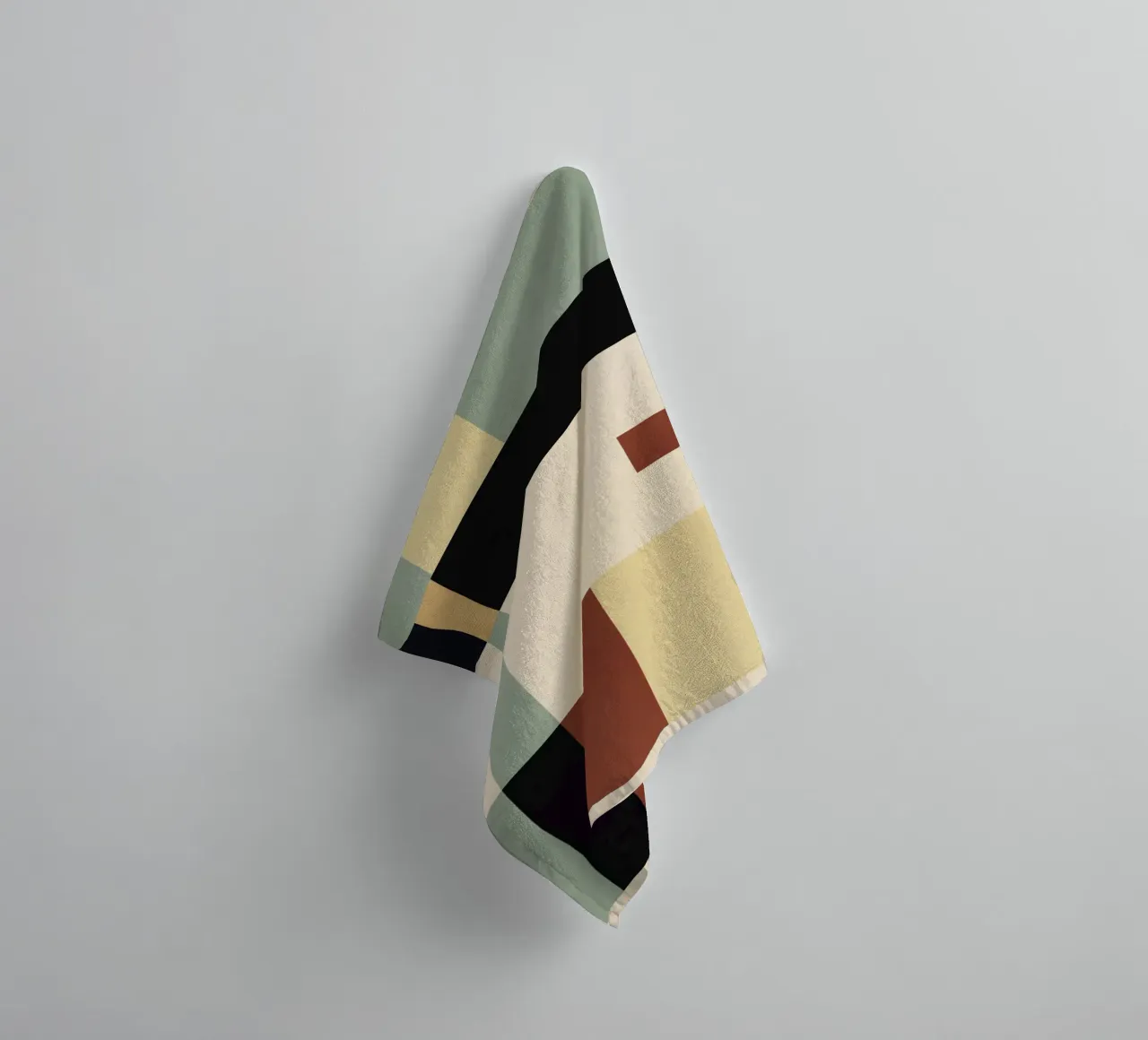 Modern Blocks towel by Gaite