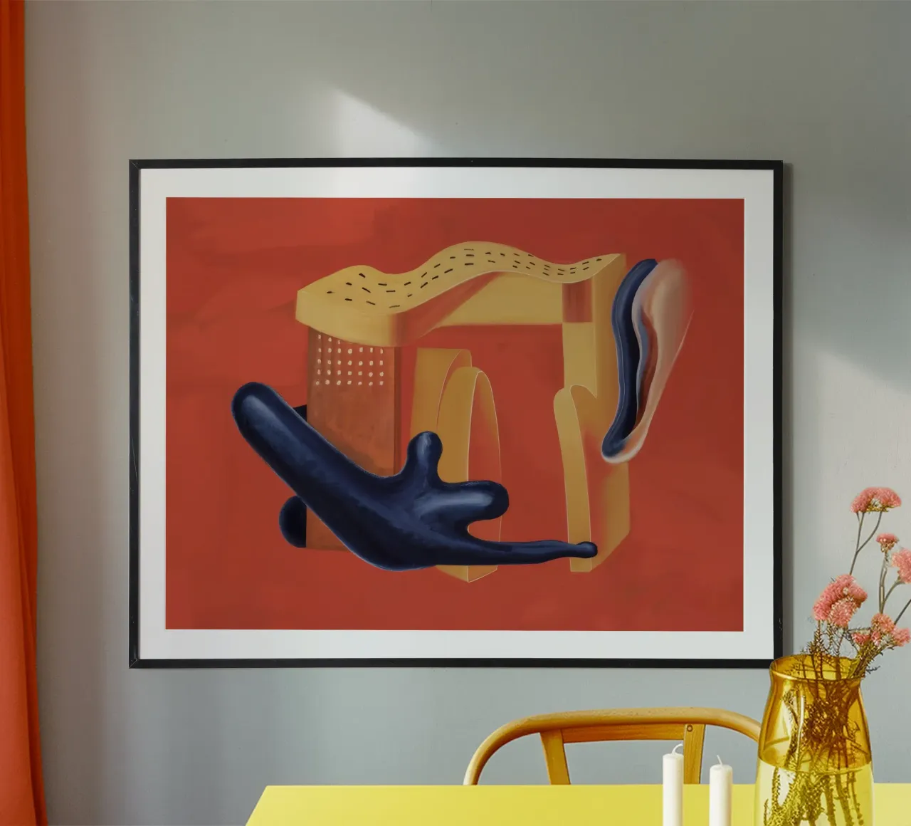 Abstrakte Form Anomalie Poster von Lush Essence