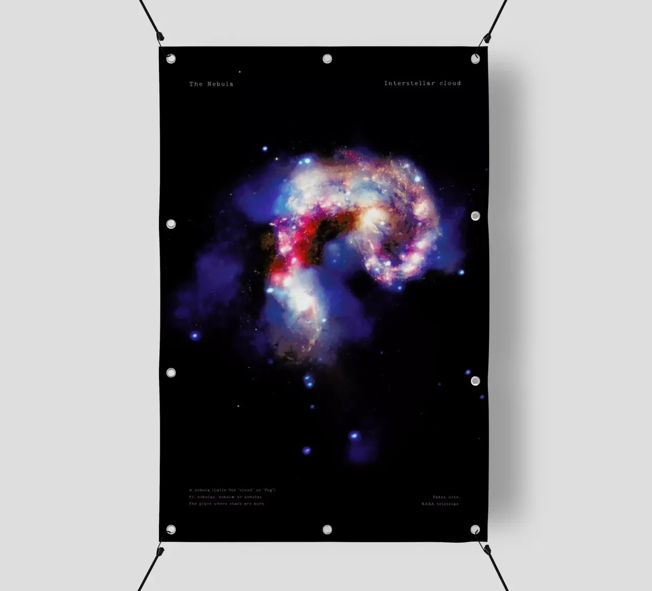 Nebula, NASA telo in pvc da Vintage by JUNIQE