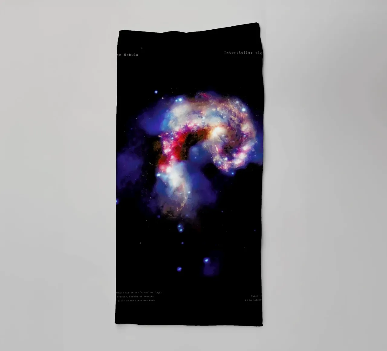 Nebula, NASA asciugamano da bagno da Vintage by JUNIQE
