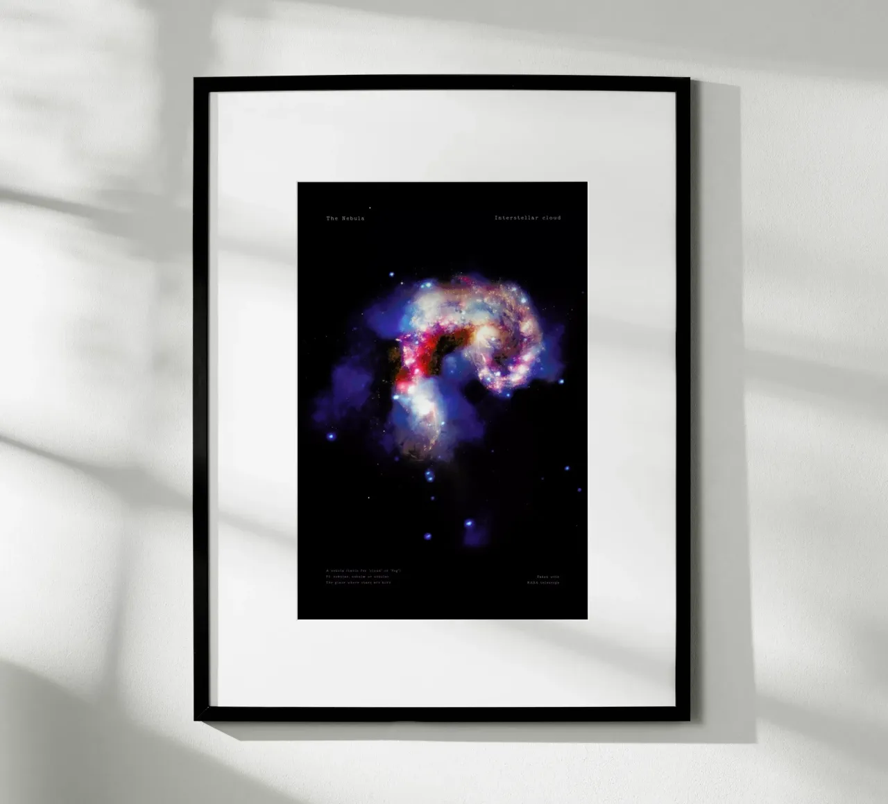 Nebula, NASA poster da Vintage by JUNIQE